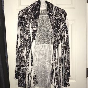 Style & Co funky cardigan.  Like new.